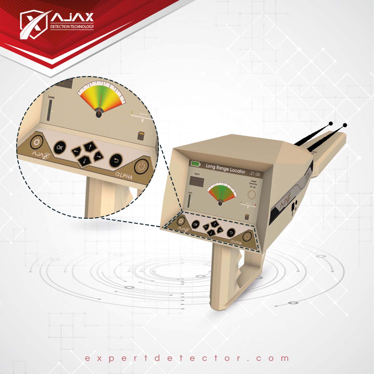 Ajax alpha gold detector