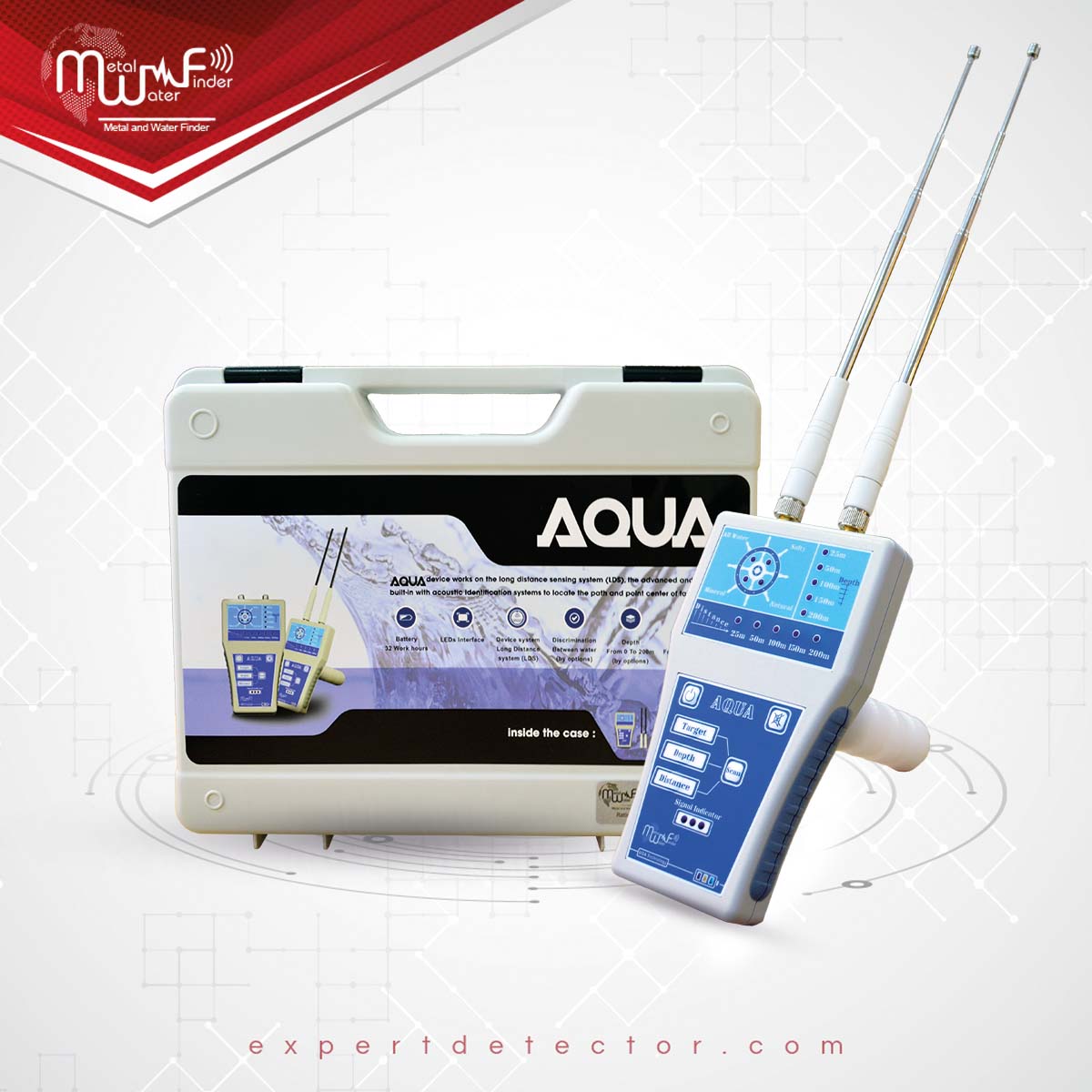 MWF Aqua underground water detector